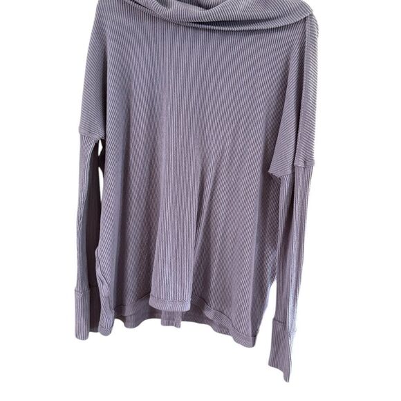 We The Free Purple Cowl Neck Knit Sweater - Picture 4 of 12